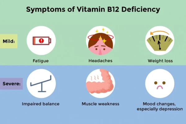 Symptoms of Vitamin B Deficiencies