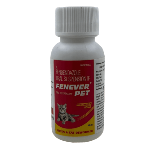 Fenever Pet Suspension 30 ml Fenbendazole