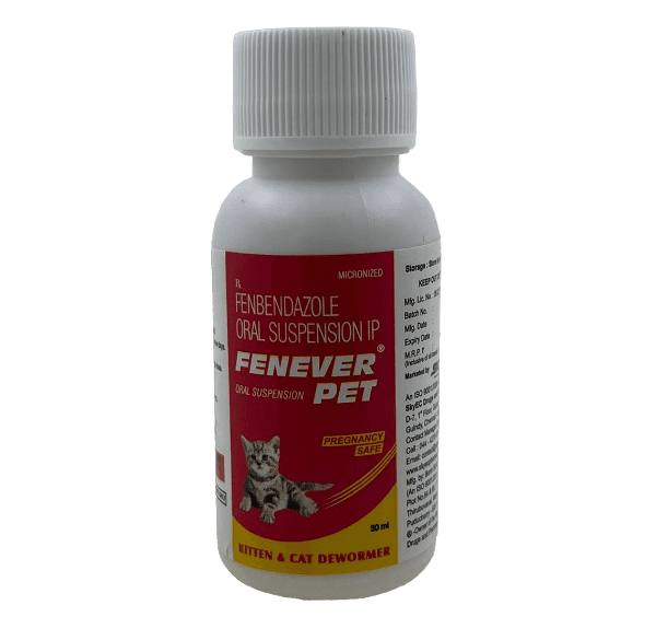 Fenever Pet Suspension 30 ml Fenbendazole