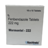 wormentel 222mg Ivermectin & Fenbendazole Combo Pack