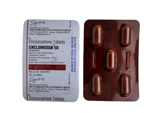 Enclomiphene citrate tablet Enclomisign 50 mg